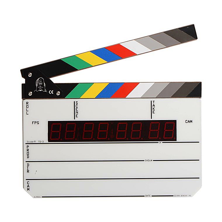 Claqueta Digital Denecke TS-TCB con timecode · Alquiler de equipos audiovisuales en Bogotá, Colombia · Arttv Studios Claqueta Digital Denecke TS-TCB con timecode · Alquiler de equipos audiovisuales en Bogotá, Colombia · Arttv Studios