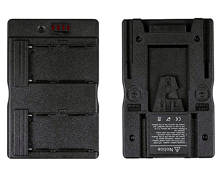 Convertidor de baterías NP-F 550/750/970 a V-Mount · Alquiler de equipos audiovisuales en Bogotá, Colombia · Arttv Studios Convertidor de baterías NP-F 550/750/970 a V-Mount · Alquiler de equipos audiovisuales en Bogotá, Colombia · Arttv Studios