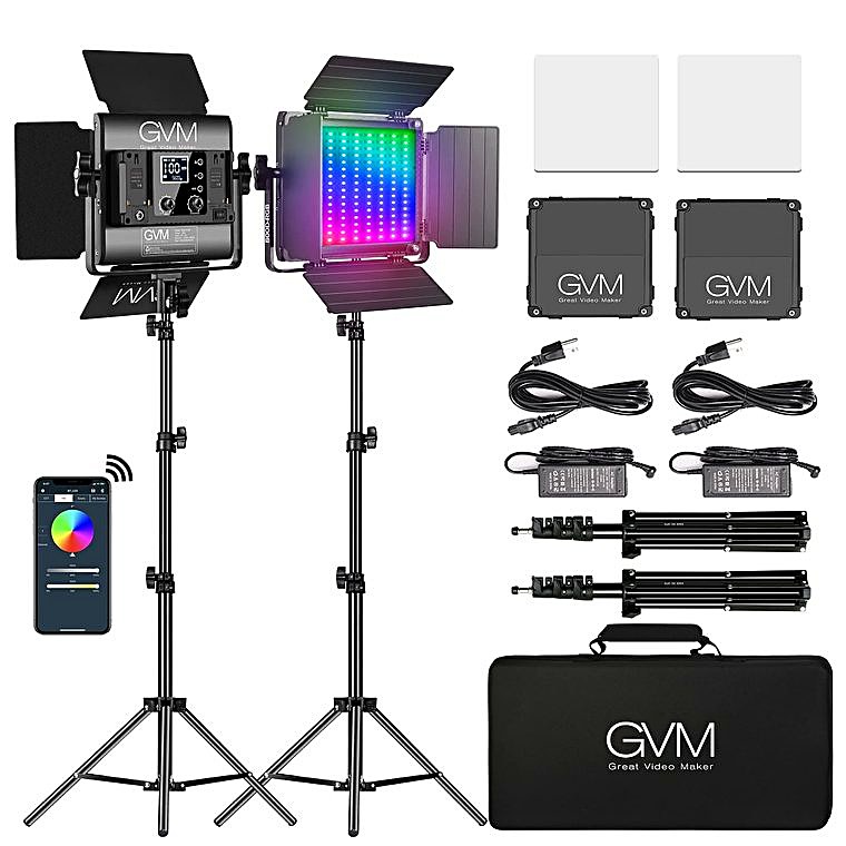 Paneles Led RGB GVM 800D · Alquiler de equipos audiovisuales en Bogotá, Colombia · Arttv Studios Paneles Led RGB GVM 800D · Alquiler de equipos audiovisuales en Bogotá, Colombia · Arttv Studios