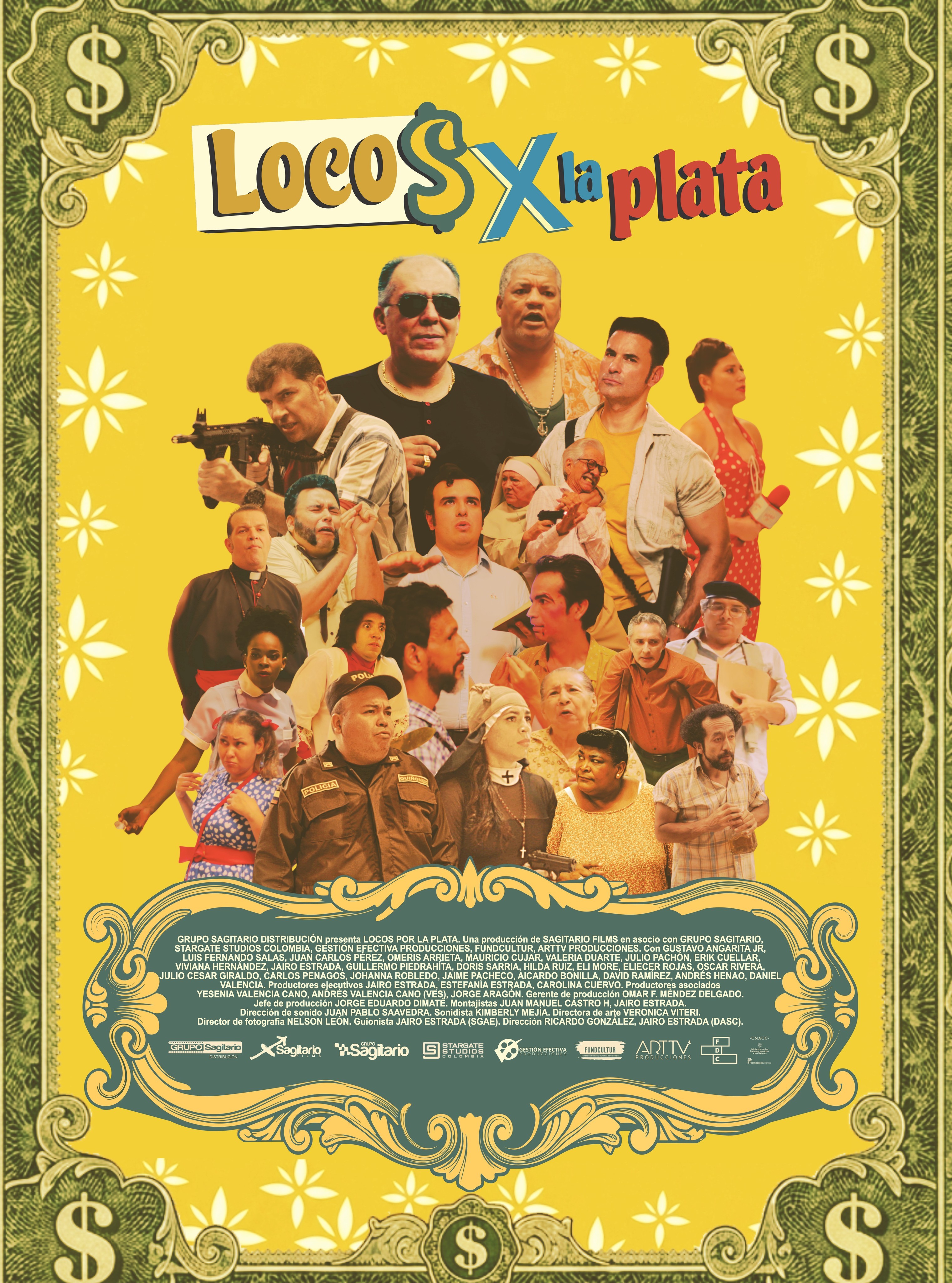 Locos por la Plata · ARTTV Producciones Póster oficial de la película Locos por la Plata